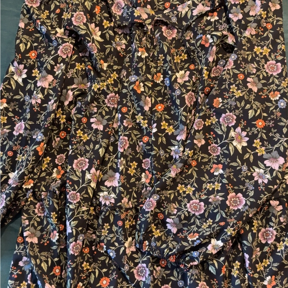 Loft Floral Print Top